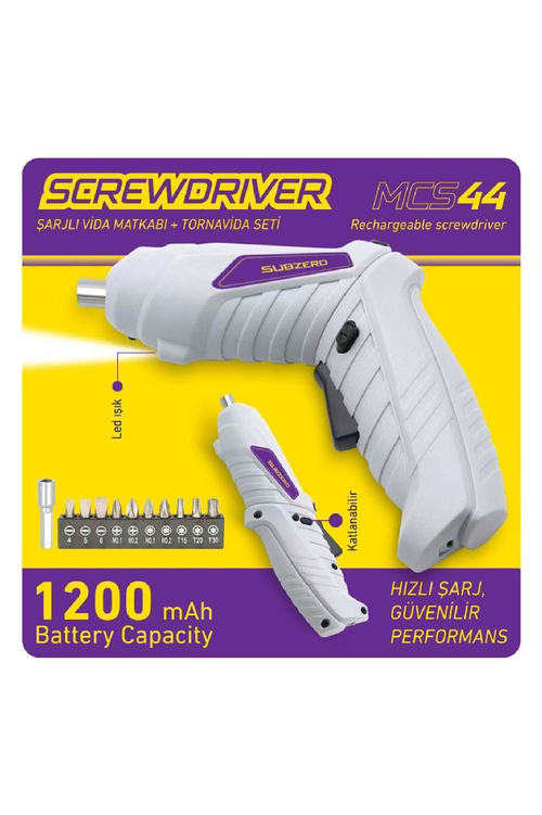 Subzero Msc44 Şarjlı Matkap
