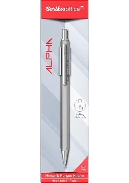 Scrikss Alpha 0.7Mm Versatil Kalem Gri