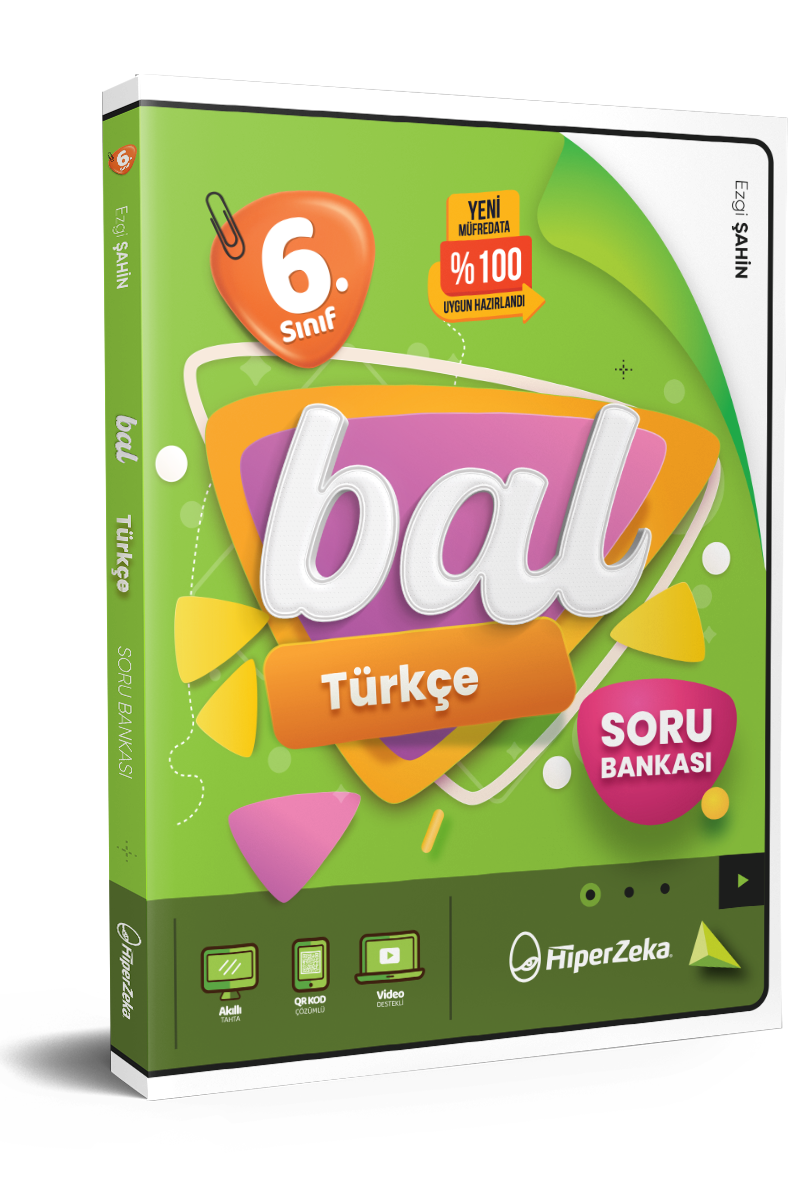 Hiper Zeka 6. Sınıf Hiper Türkçe Konu Anlatımlı & Soru Bankası 336 Sayfa