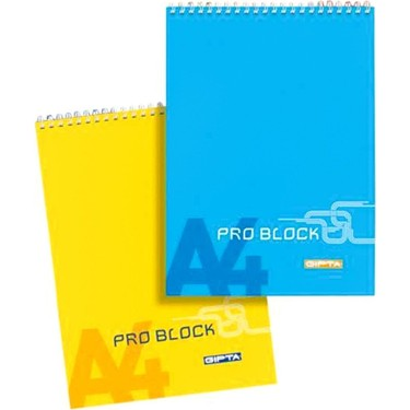Gıpta Pro Block Sp.Karton Kap.Blok.A4-40 Yp.Çizgil