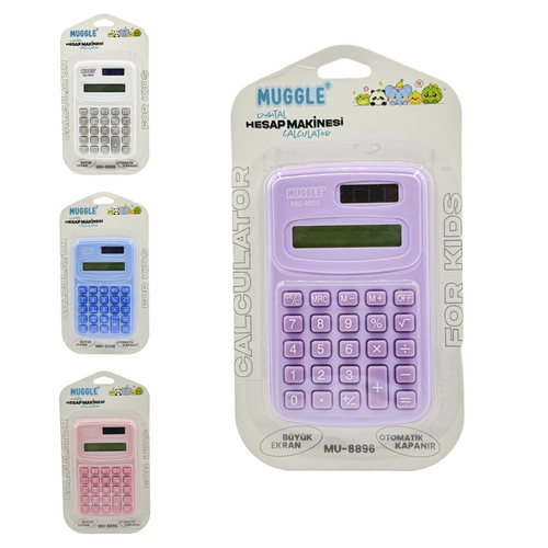 Mikro MU-8896 Dijital Mini Hesap Makinesi 8 Hane