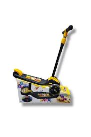 Swing Scooter Işıklı Kutulu Sarı