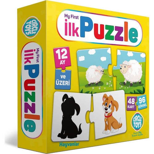 Circle My Fırst İlk Puzzle 12+Ay 48 Kart Ct012
