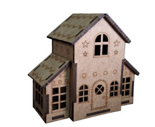 Esmay Ahşap Maketim 3D Konak Ev 18292 Demonte