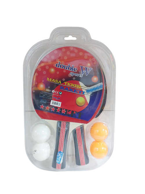 Double W Masa Tenisi Pinpon Raket Seti RKT-38