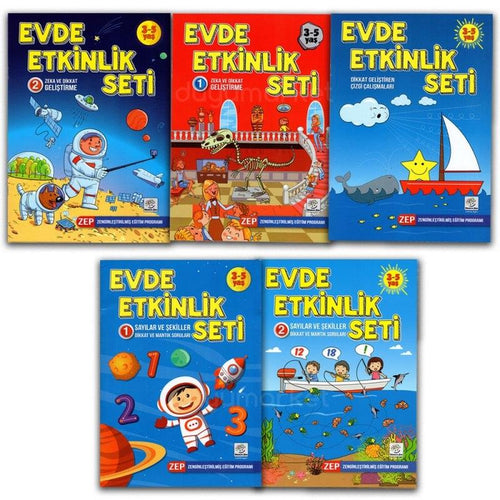 Yz Evde Etkinlik Seti 5 Kitap
