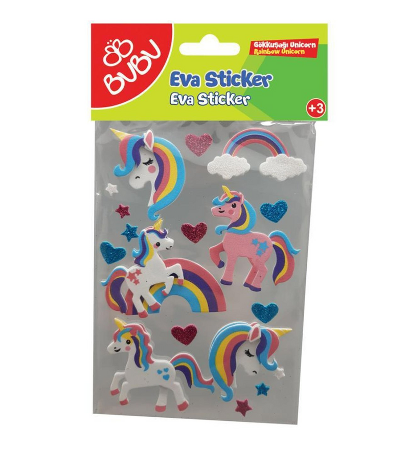 Bubu Unicorn Sticker Set