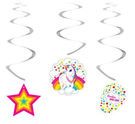 Kika Rainbow Unicorn Sarkıt Süs -SW06 -