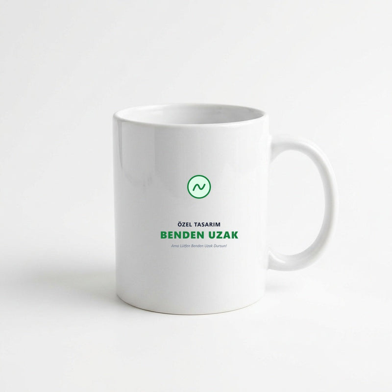 Bana Dokunmayan Yılan Bin Yıl Yaşasın Esprili Kupa 330 ml