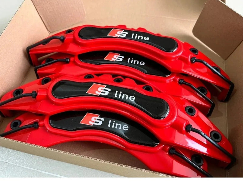 4 x Brake Caliper Covers Tuning front rear left right Rims Tuning S-Line