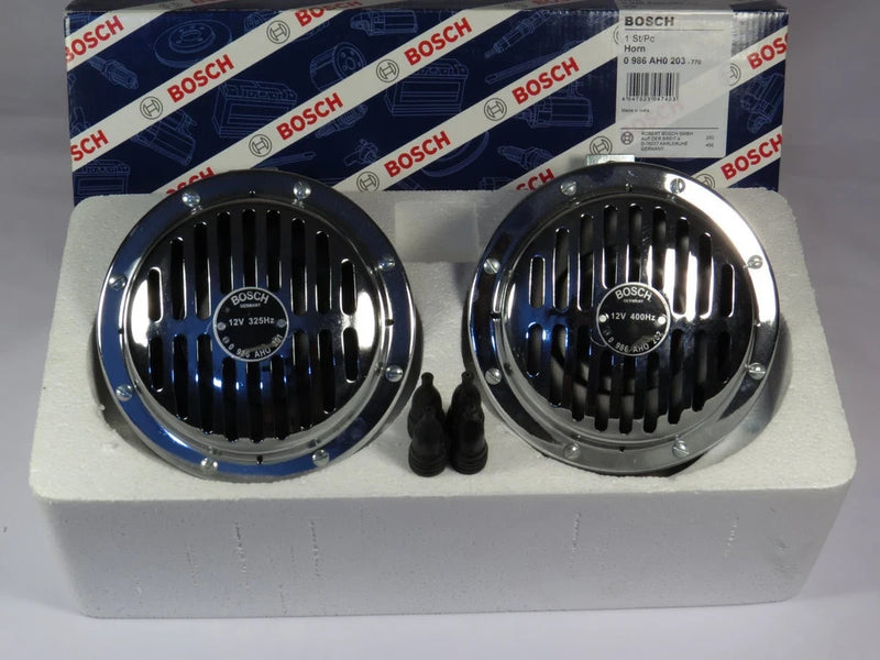 Bosch Vintage Horn set .MERCEDES Benz W108 W110 W111 W113 W115 W116 Free P&P.