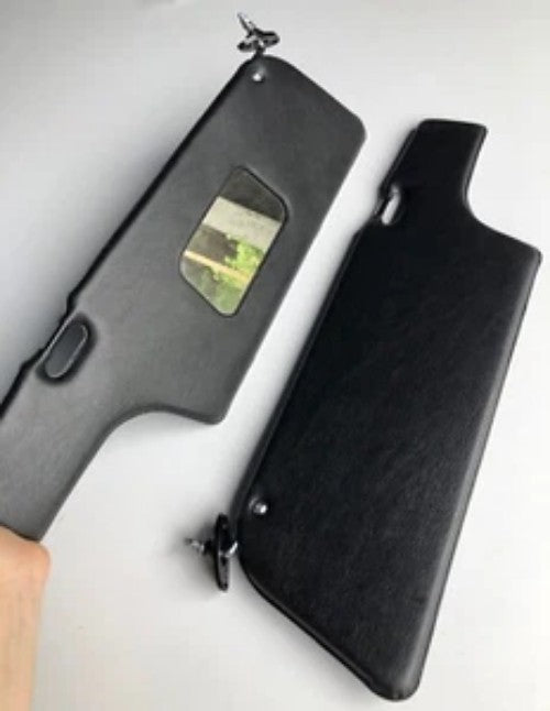 911 Coupe Sun Visor Porsche sunvisor Complete black set New 1969-1989 - Bazarry Auto