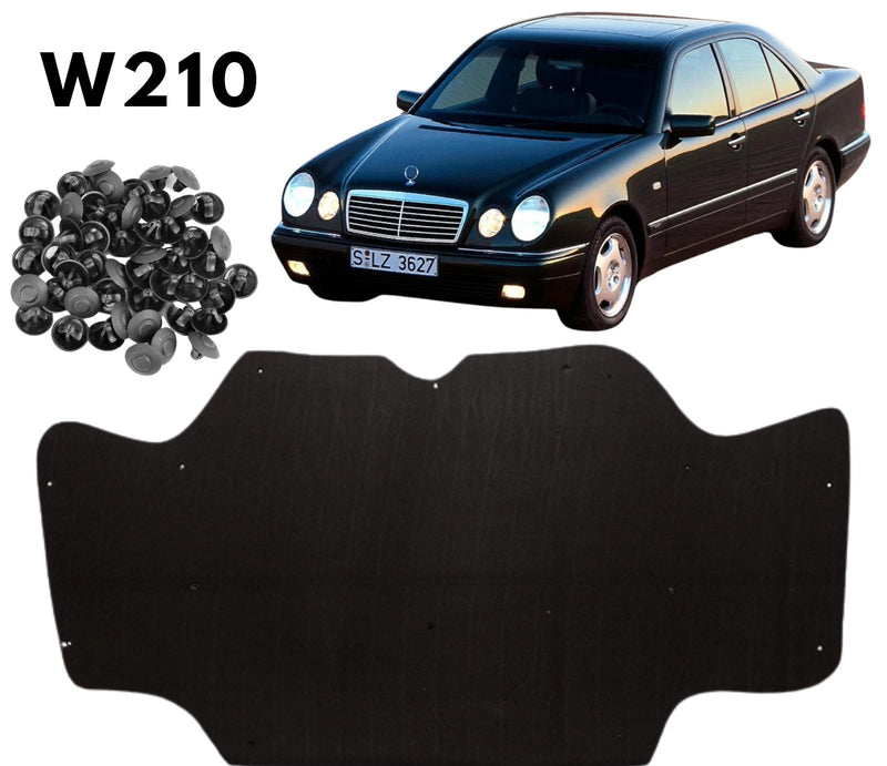 Hood Insulation Liner Panel for Mercedes E Class W210 S210 1995-2003 w-Rivets