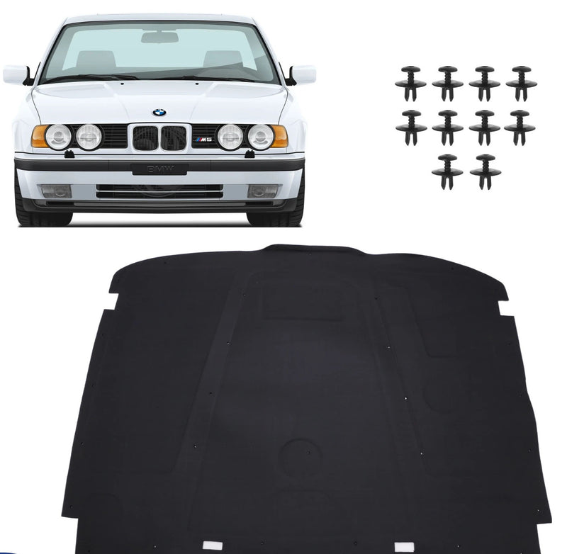 HOOD HEAT INSULATION PAD RIVETS FOAM PAD For BMW E34