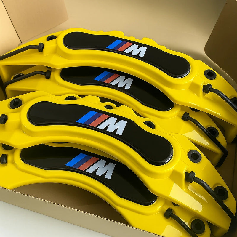Yellow M Style Brake Caliper Covers 4PCS for BMW E90 E92 E60 E46 F30 F10 F20 X3