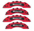 Red AMG Logo Car Disc Brake Caliper Covers Front &Rear for Benz E280 E350