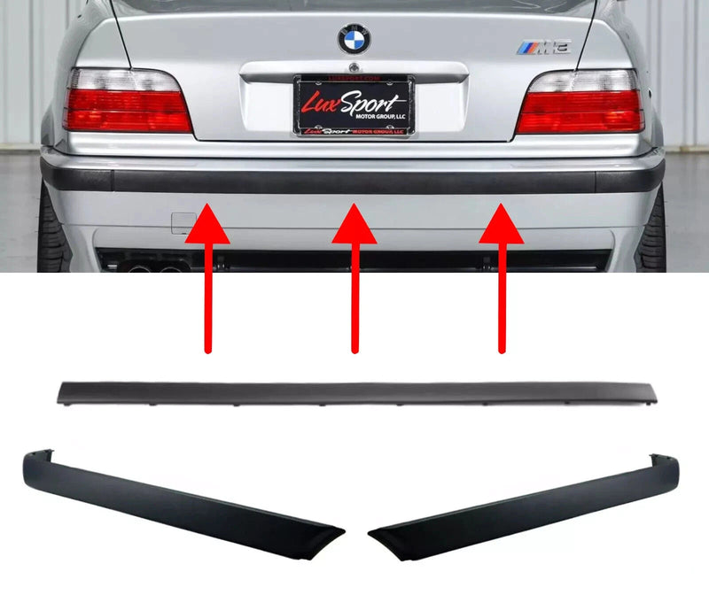 BUMPER TRIM MOULDING STRIP BAND SET For BMW E36 M3 BUMPER