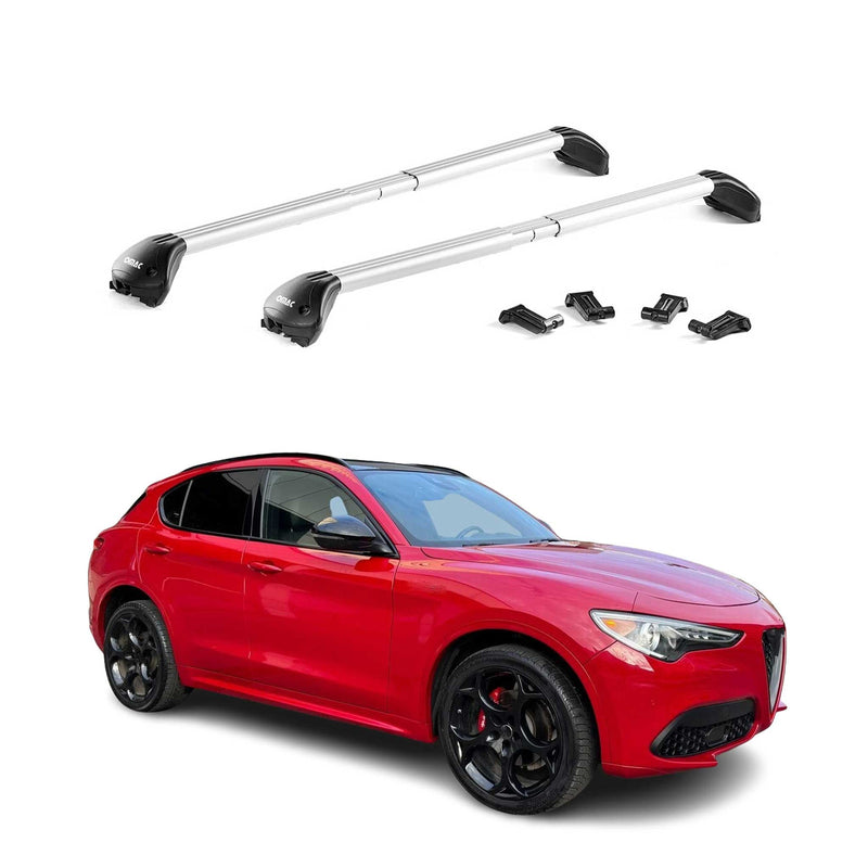 Freeline Roof Rack Cross Bars TÜV Certified Lockable Load 100 kg Vehicle Fit