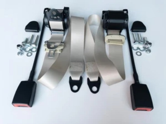 New Automatic 3-point seat belt Mercedes W 110, W 111, W 112, Seatbelt- BEİGE