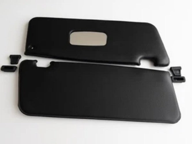 For Sun Vısor for Mercedes Benz R107 BLACK with Clips set 450SL,380SL, 560SL