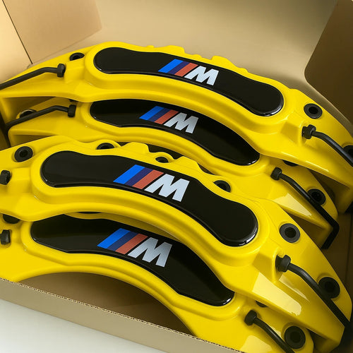 Yellow M Style Brake Caliper Covers 4PCS for BMW E90 E92 E60 E46 F30 F10 F20 X3