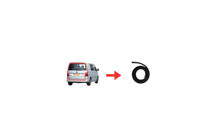 RUBBER REAR DOOR SEAL KIT SUITABLE VW T5-T6 (2003-On)