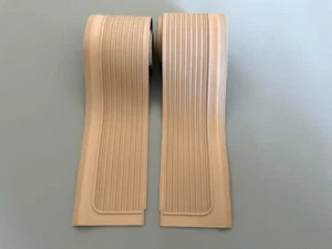 for Mercedes-Benz R107 - W107 Door Rubber Sill Covers, CREAM, NEW