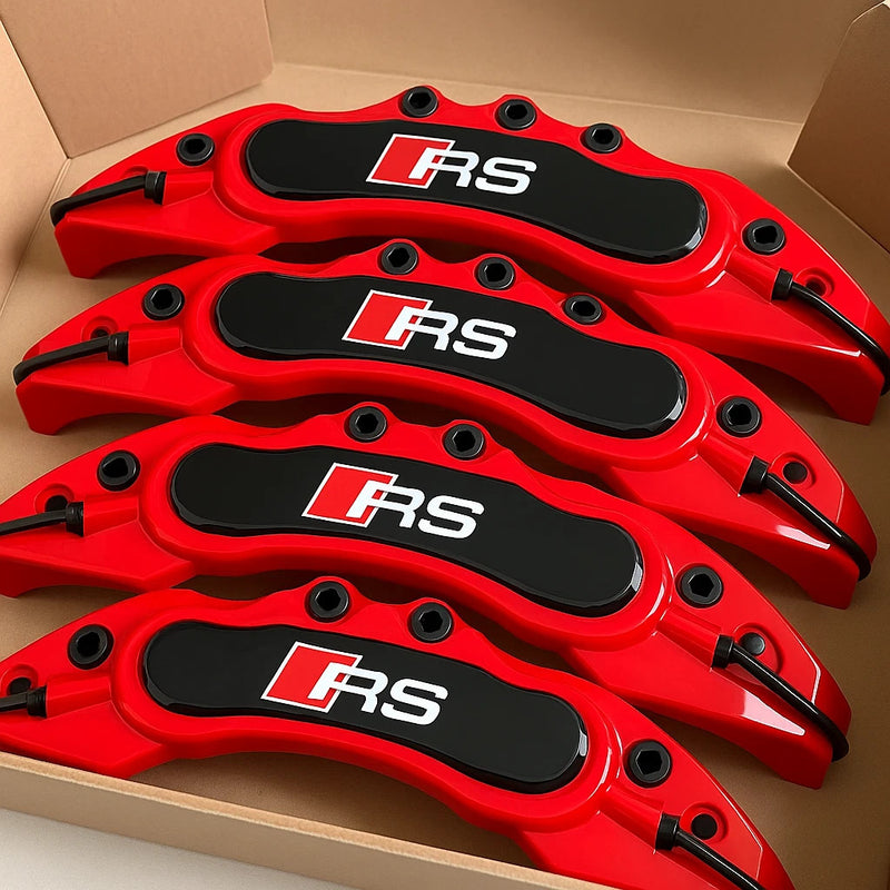 4 PCS Brake Caliper Cover for Audi B3 A3 A4 A6 A7 A5 Q5 Q3 RS Q5 Q7 Q2 RS-Line S