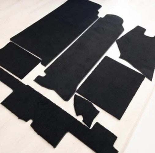 MERCEDES R107 Trunk Carpet kit for 380SL 450SL 500LS 560SL VELOUR 7 pcs BLACK