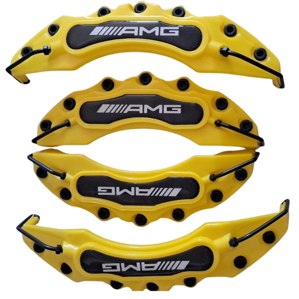 Brake Caliper Covers for Mercedes 4 Matic C E ML GLA GLB GLC GLE S AMG Class SLK - Bazarry Auto