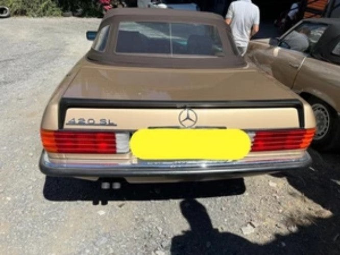 NEW Rear Boot Trunk Spoiler for Mercedes R107 W107 SL SLC 1971 to 89