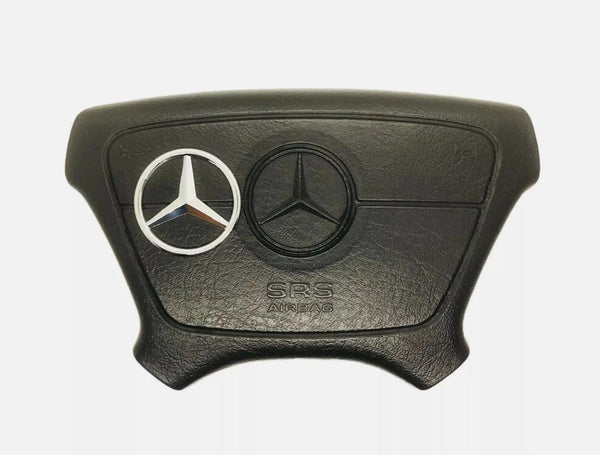 Mercedes Steering Wheel Chrome Star Emblem W124 W201 W202 W210 W208 W140 - Bazarry Auto
