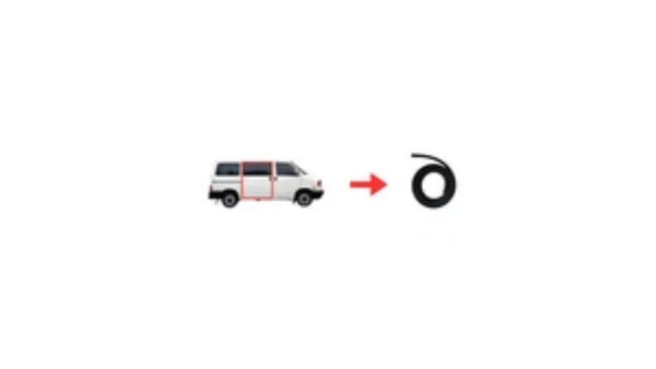 RUBBER SLIDING DOOR SEAL GASKET VW T4 1990-2003 - Bazarry Auto