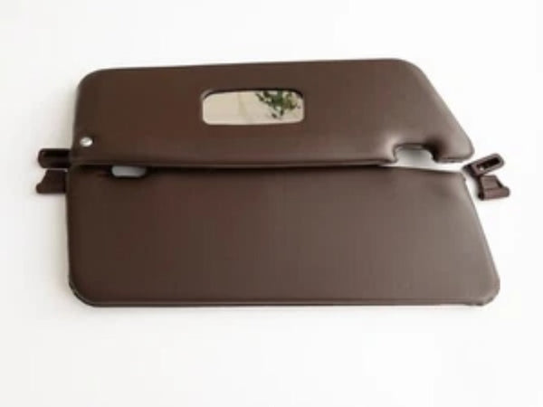 For Sun Vısor for Mercedes Benz R107 BROWN with Clips set 450SL,380SL, 560SL - Bazarry Auto