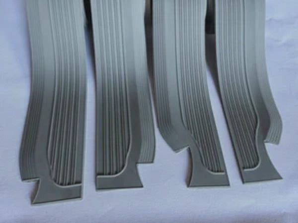 for Mercedes-Benz W114 - W115 Door Rubber Sill Covers, gray, NEW - Bazarry Auto