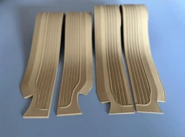 for Mercedes-Benz W114 - W115 Door Rubber Sill Covers, beige, NEW - Bazarry Auto
