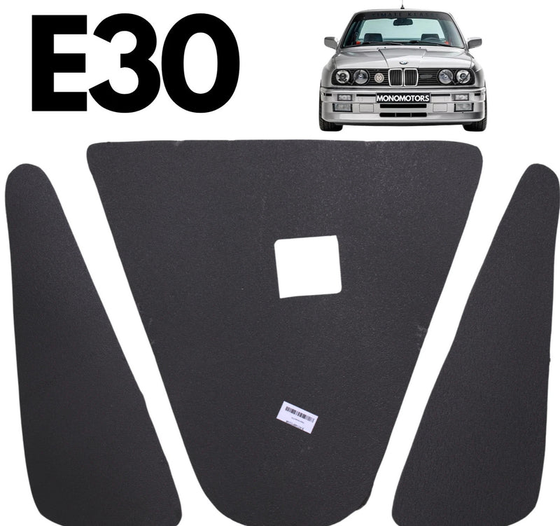 Hood insulation mats for BMW 3 Series E30 insulation soundproofing mats 3PCS