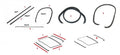 FIT FOR Mercedes Benz All W126 Coupe Sunroof MOONROOF Seal Gasket Set 4 PCS