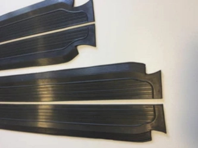 for Mercedes-Benz W114 - W115 Door Rubber Sill Covers, black, NEW