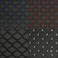 Quilted Vinyl Grain Faux Leather Upholstery Fabric Diamond | 2"x2" -4mm Foam 55"