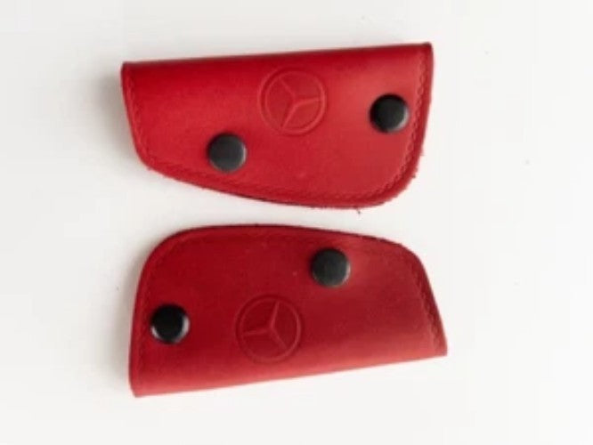 Key Cover Holder Genuine Leather Mercedes Benz Classic 1088900661 RED