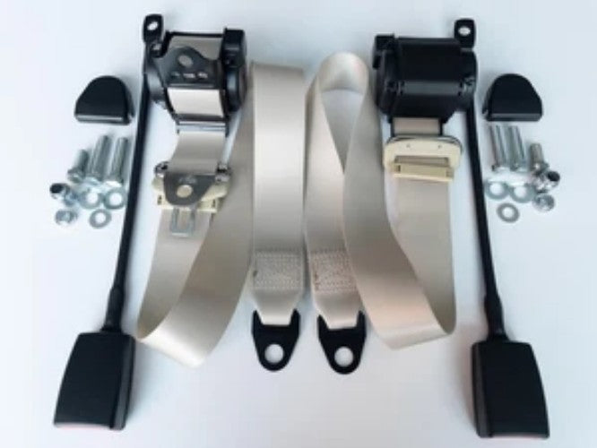 New Automatic 3-point seat belt Mercedes W 114 - W 115 Seatbelt- BEİGE