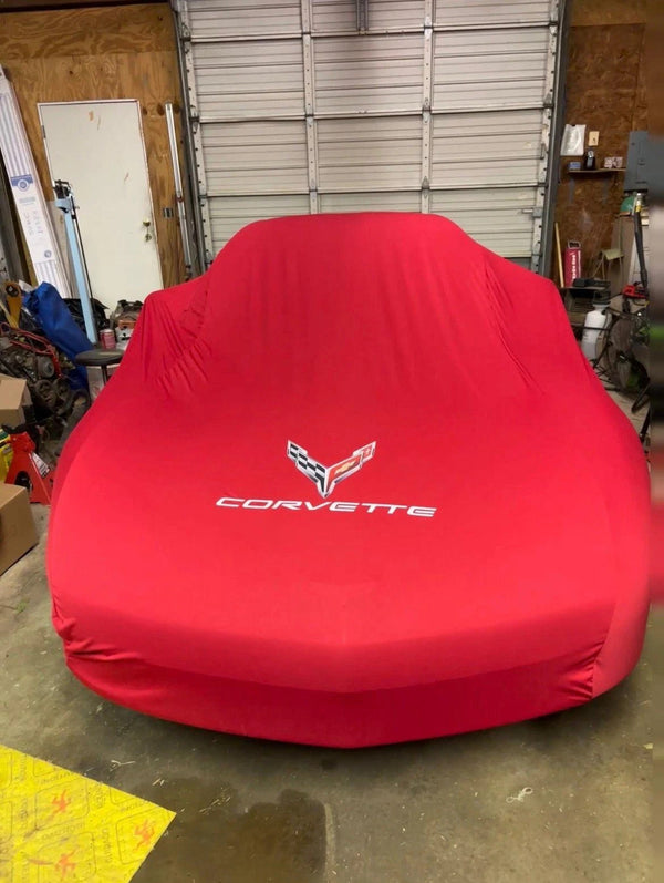 Corvette Car Cover Custom Car Cover For ALL Corvette Models indoor Car Cover - Bazarry Auto
