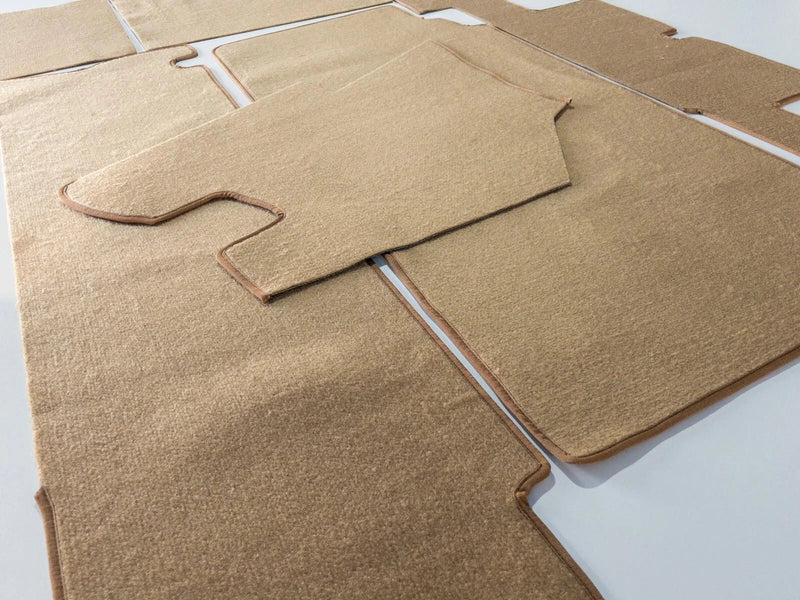 MERCEDES R107 Trunk Carpet kit for 380SL 450SL 500LS 560SL VELOUR 7 pcs PALOMINO