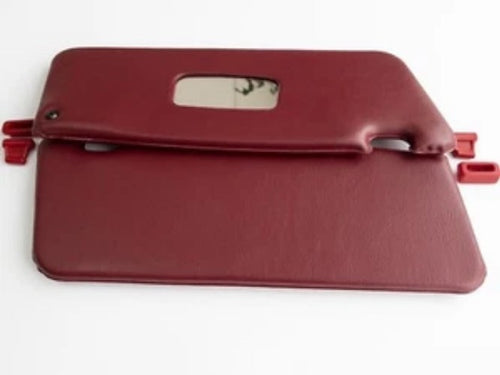 For Sun Visor for Mercedes Benz R107 BURGUNDY with Clips set 450SL, 380SL, 560SL