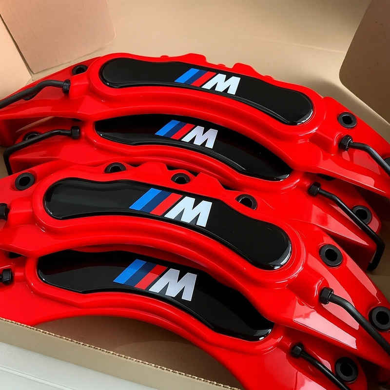 4X Red Brake Caliper Covers 4PCS For BMW 1 2 3 4 5 6 7 Series X1 X3 X5 F G NEW