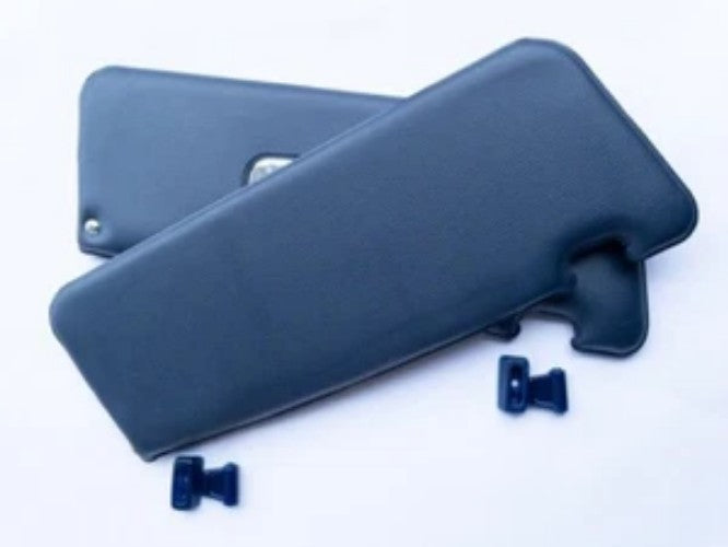 For Sun Vısor for Mercedes Benz R107 BLUE with Clips set 450SL,380SL, 560SL