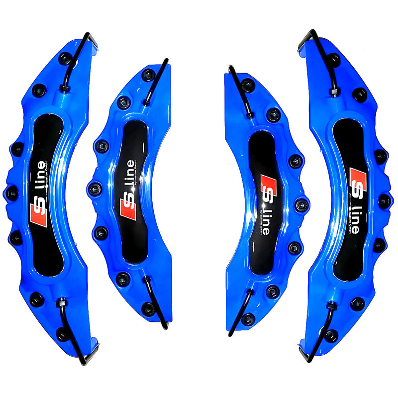 Brakes Caliper Covers for Audi S-Line Q1 Q2 Q3 Q5 TT A1 A5 A6 S3 RS A3 S4 blue