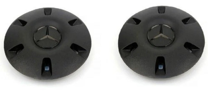 Wheel Cover Hub Center Caps for Mercedes 06-18 Sprinter W906 2-Pack of Black