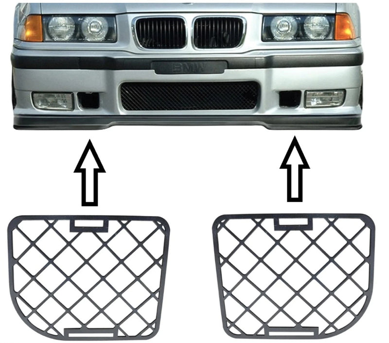 2 PCS M3 BUMPER GRILLE 